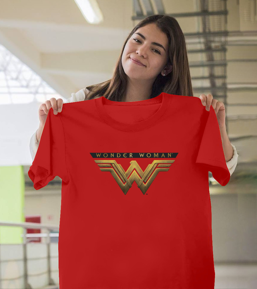 Wonder Woman Gold Emblem T-Shirt