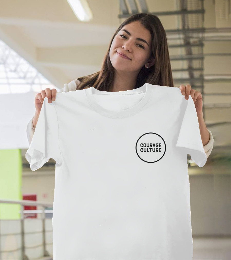 Courage Culture Bold Minimalist Circle T-Shirt