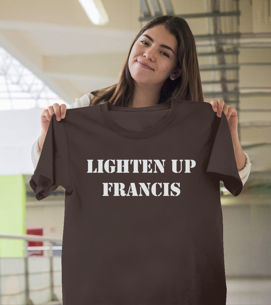 Super 70s Sports Lighten Up Francis Classic Retro Phrase T-Shirt