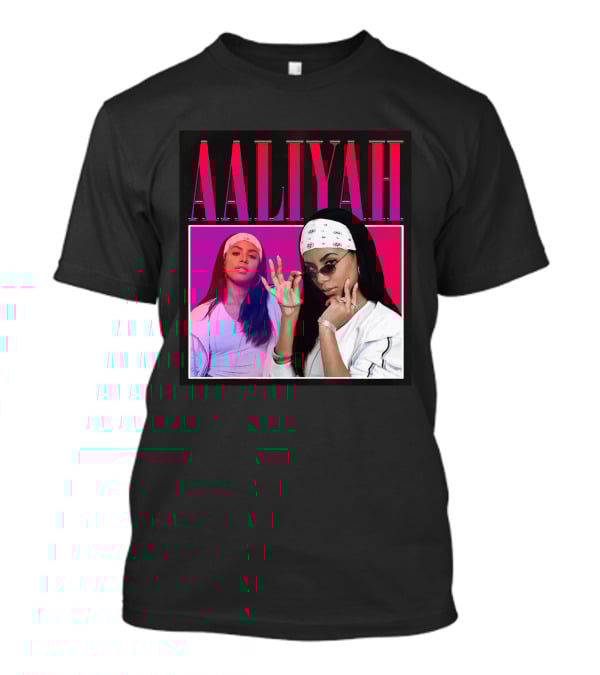 Aaliyah Pink And Red Gradient Bandana T-Shirt