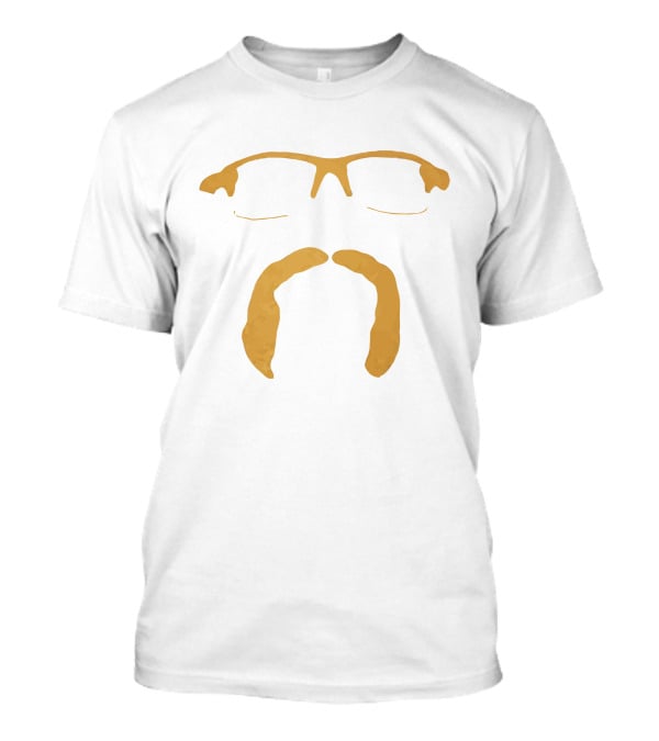 Dobnak Glasses And Mustache Minimalist T-Shirt