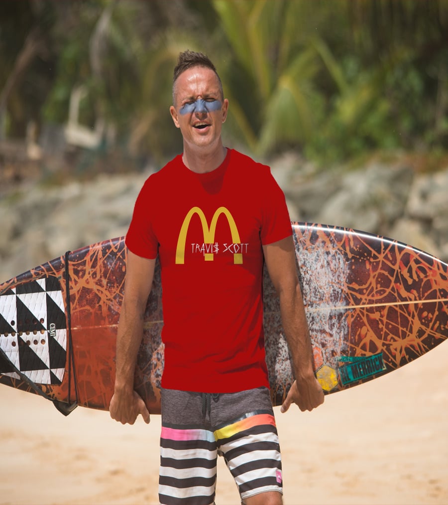 Travis Scott McDonald's Collaboration Golden Arches T-Shirt