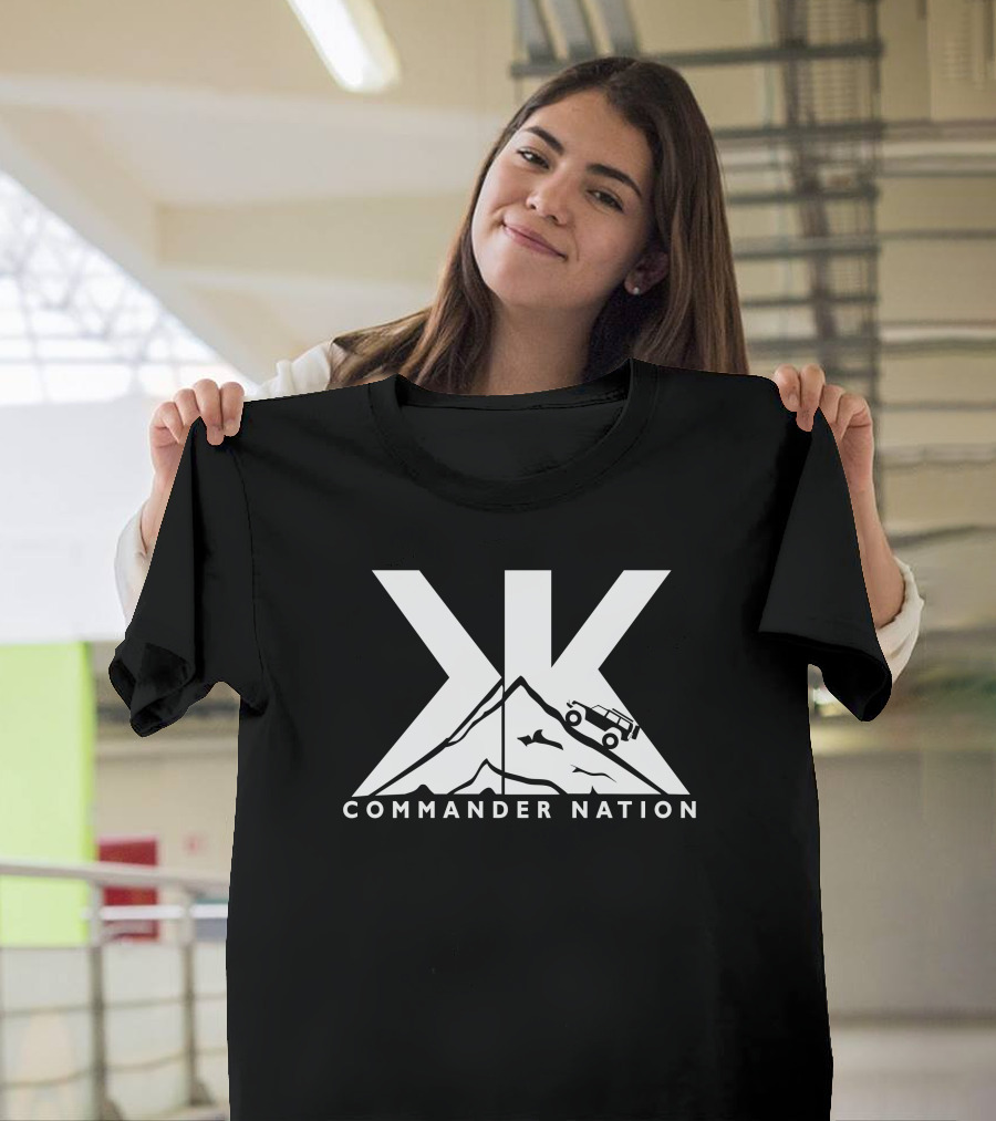 COMMANDER NATION Jeep Adventure Mountain T-Shirt