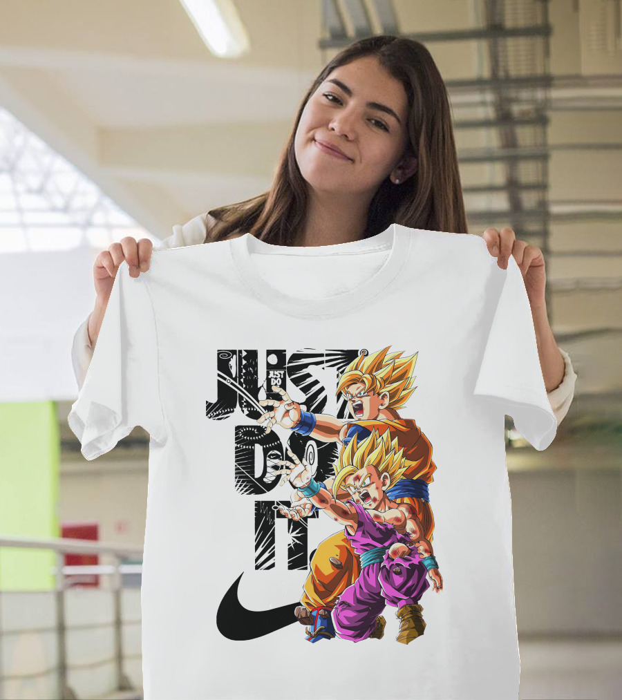 Just Do It Vintage DBZ Dragon Goku Super Saiyan T-Shirt