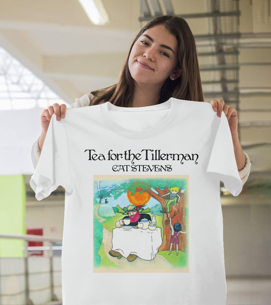 Tea For The Tillerman Cat Stevens Music Legend Men's White T-Shirt