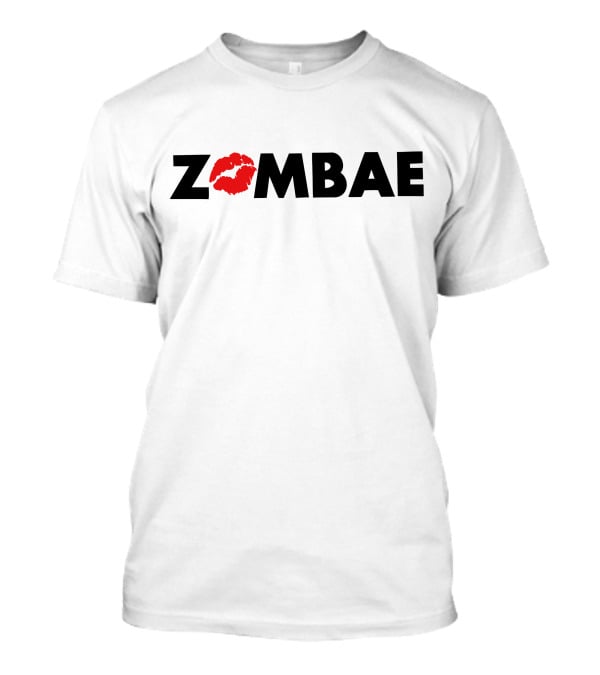 ZOMBAE Lip Print Glam And Gore Merch T-Shirt