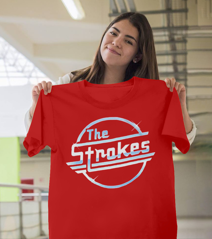 The Strokes Retro Logo Merch T-Shirt
