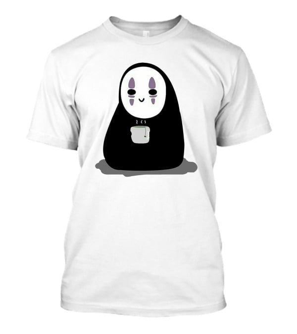 Spirited Away No-Face Holding Tea Cup T-Shirt