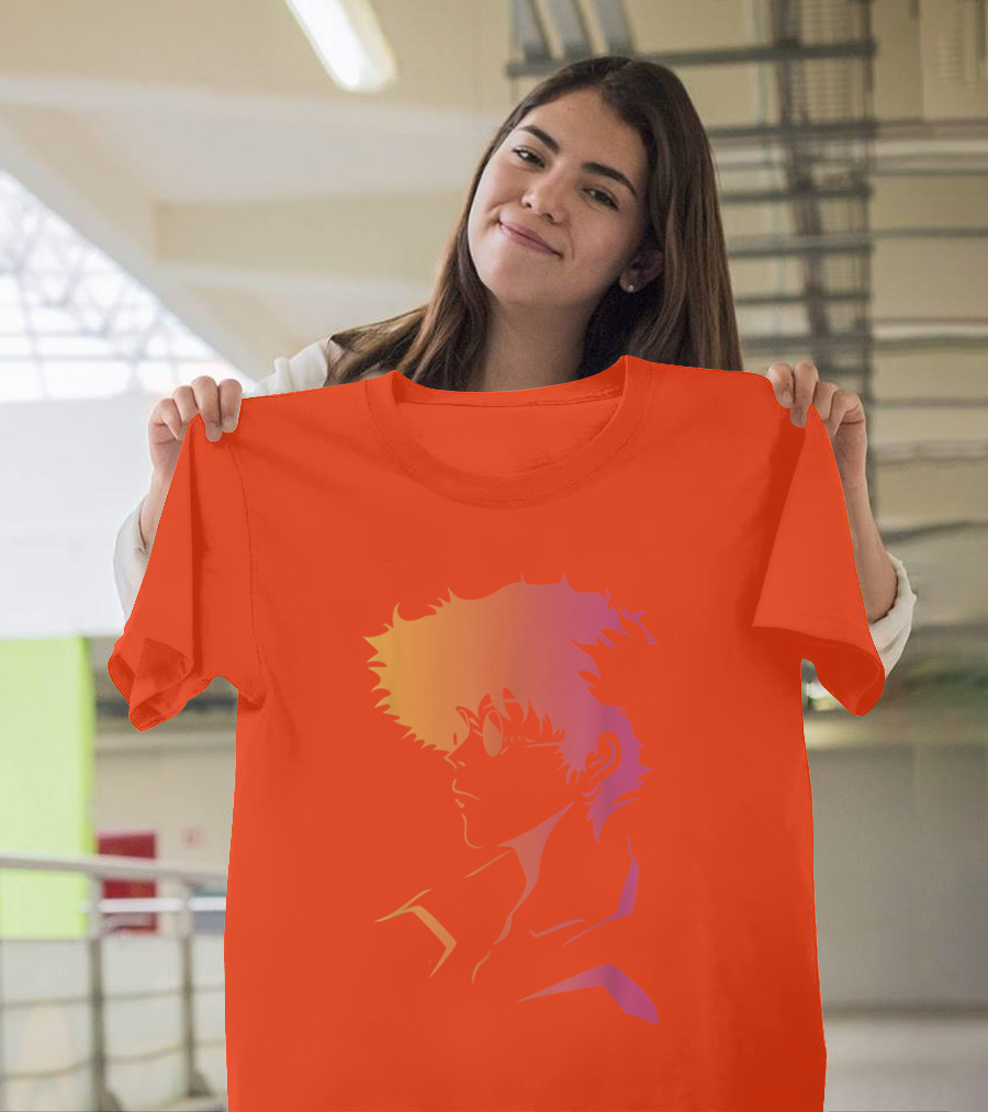 Cowboy Bebop Anime Character Silhouette T-Shirt