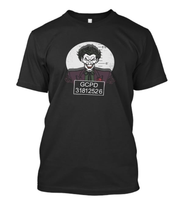 Batman Joker GCPD Mugshot 31812526 T-Shirt