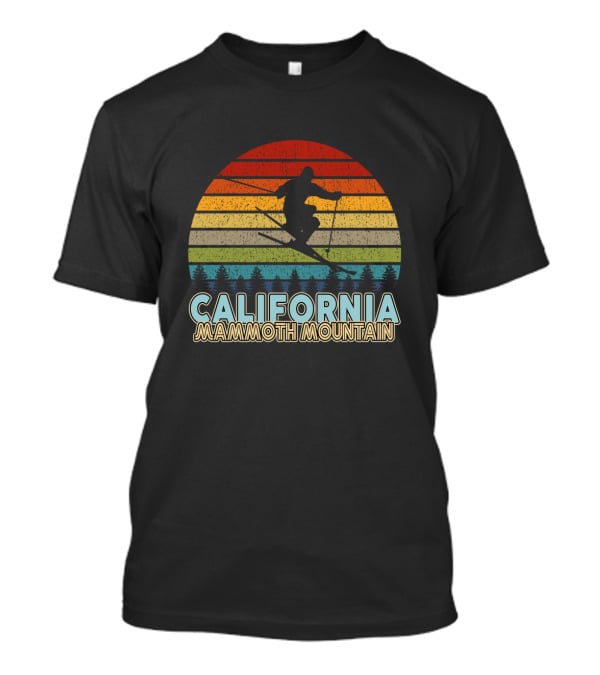 California Mammoth Mountain Vintage Skiing Winter T-Shirt