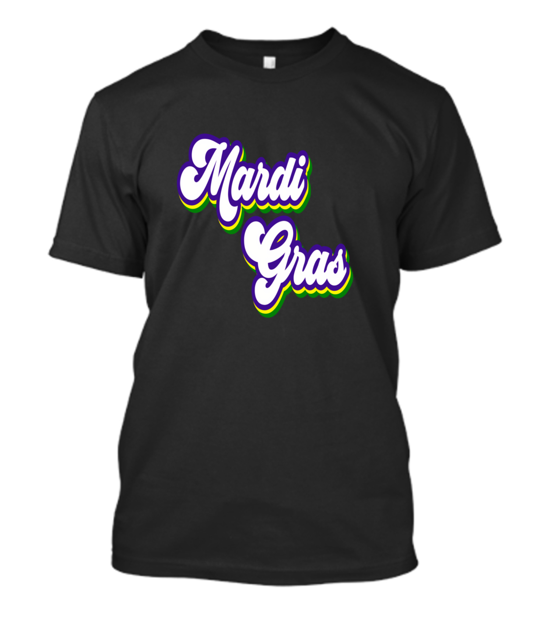 Mardi Gras Retro Vintage T-Shirt