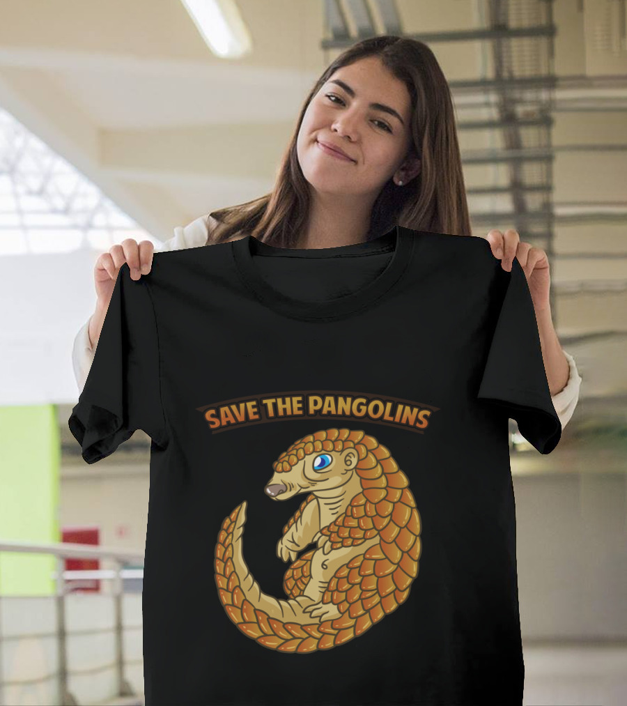 Endangered Animal Save The Pangolins T-Shirt