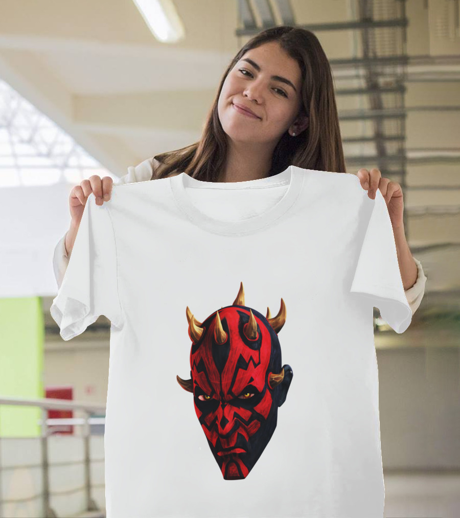 Star Wars The Clone Wars Darth Maul Character Face T-Shirt