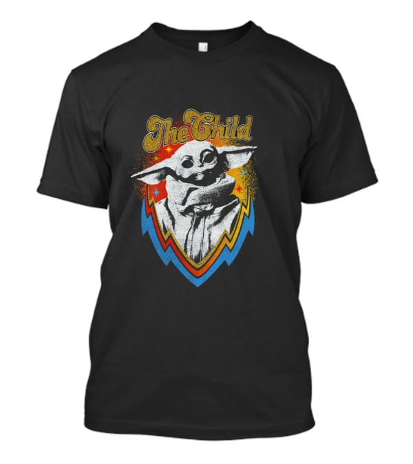 The Mandalorian The Child Vintage Badge Retro T-Shirt