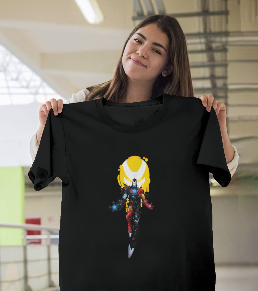 Spider Man Maximum Venom Iron Man Venomized Superhero Fusion T-Shirt