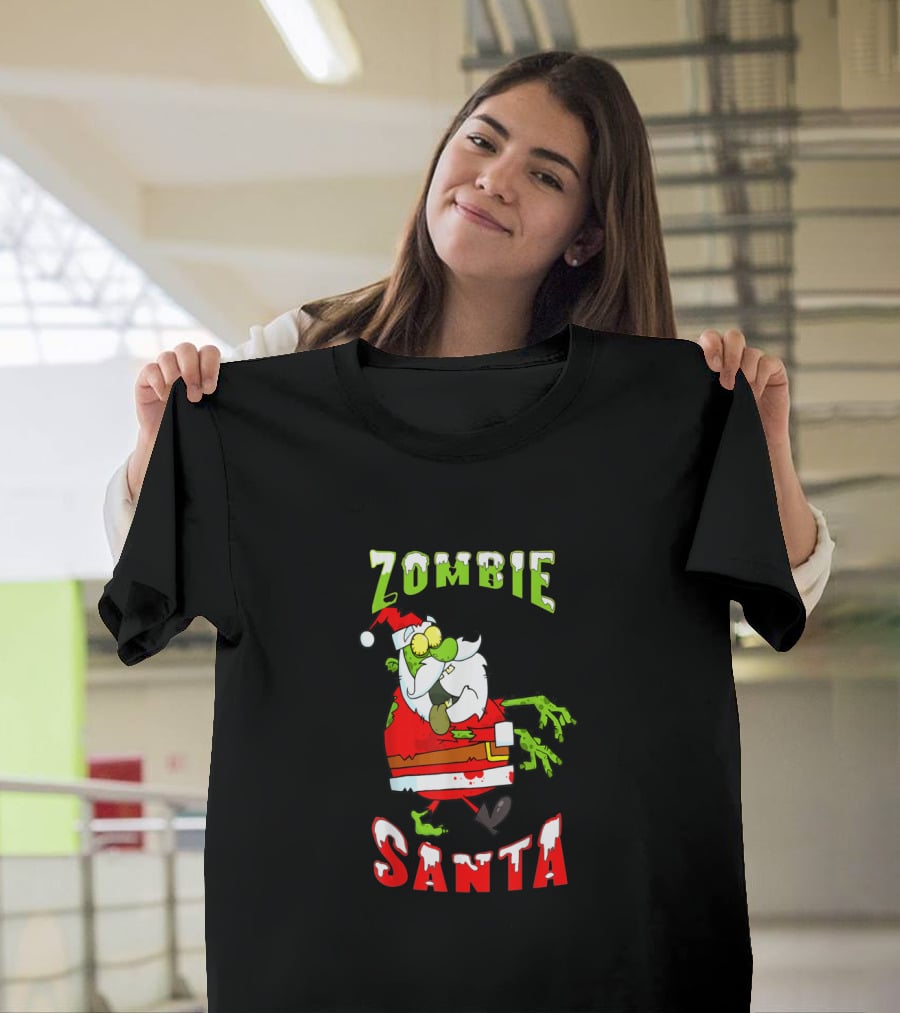 Zombie Santa Walking Dead T-Shirt