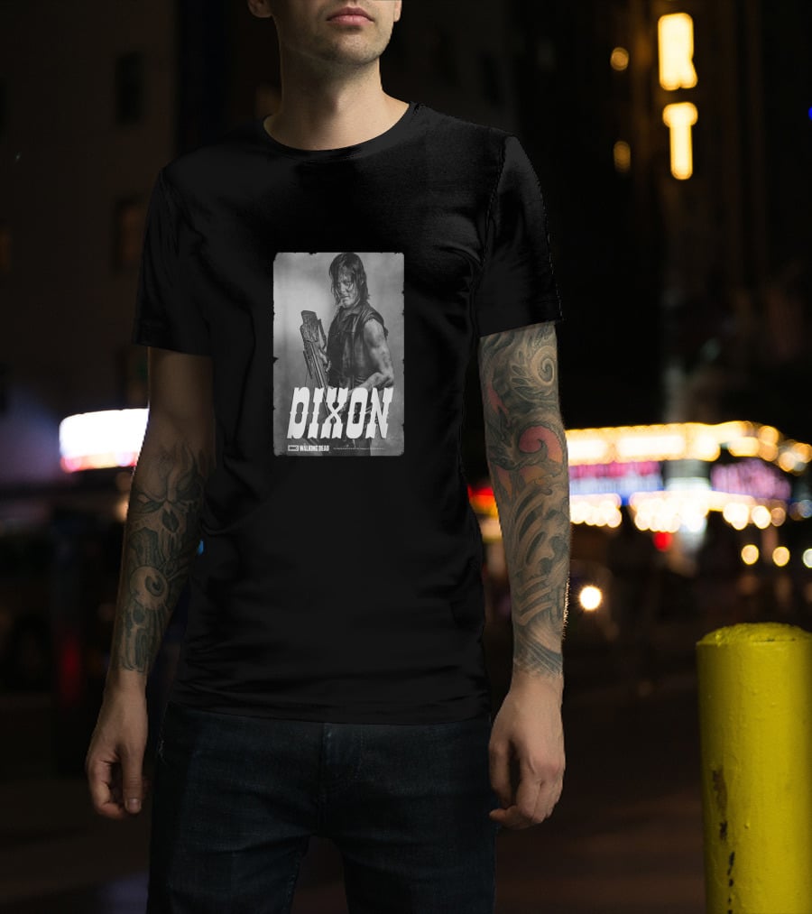 The Walking Dead Dixon AMC Silver Edition T-Shirt