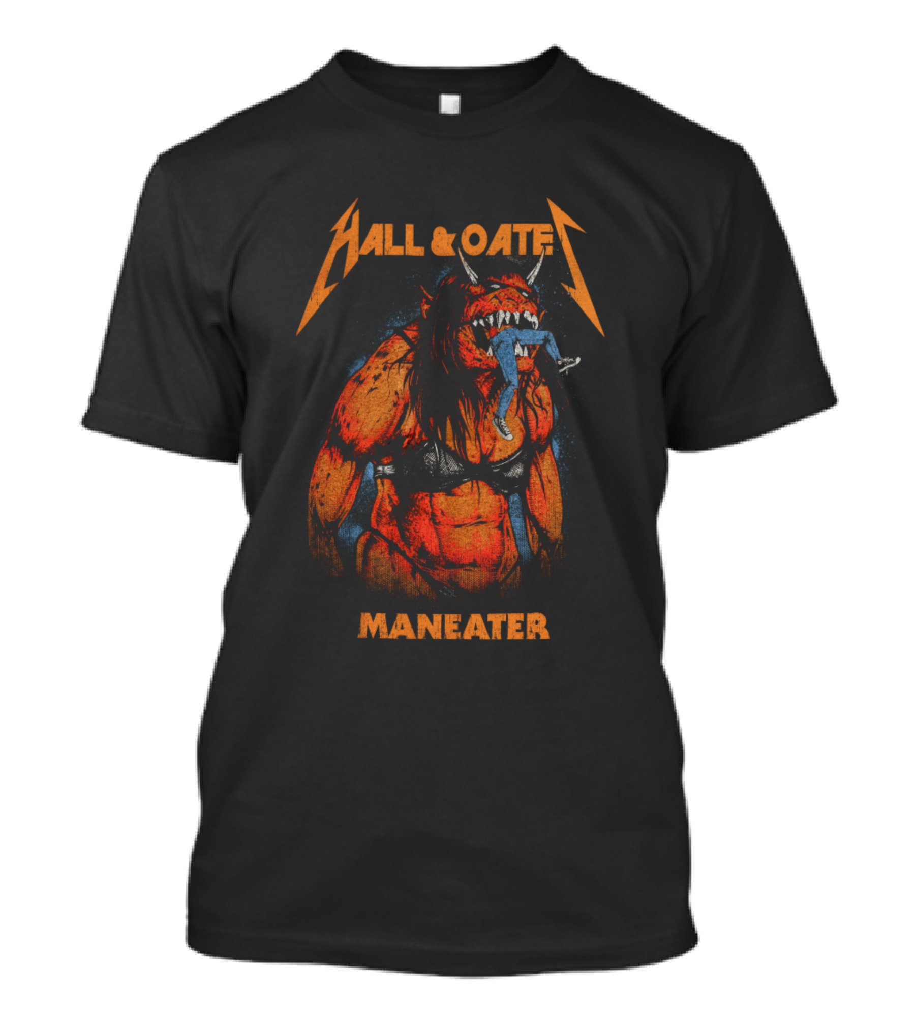 Hall And Oates Maneater Metal Beast T-Shirt