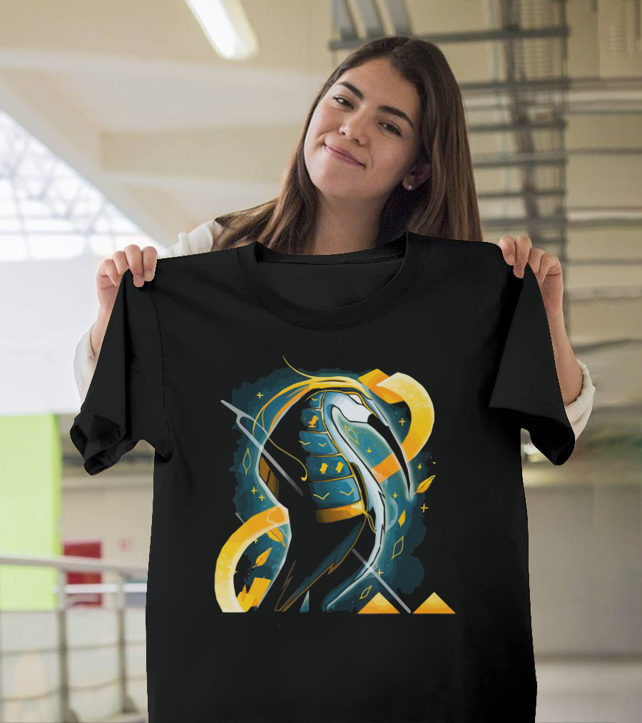 Horus Falcon Egyptian Mythology Iconography T-Shirt