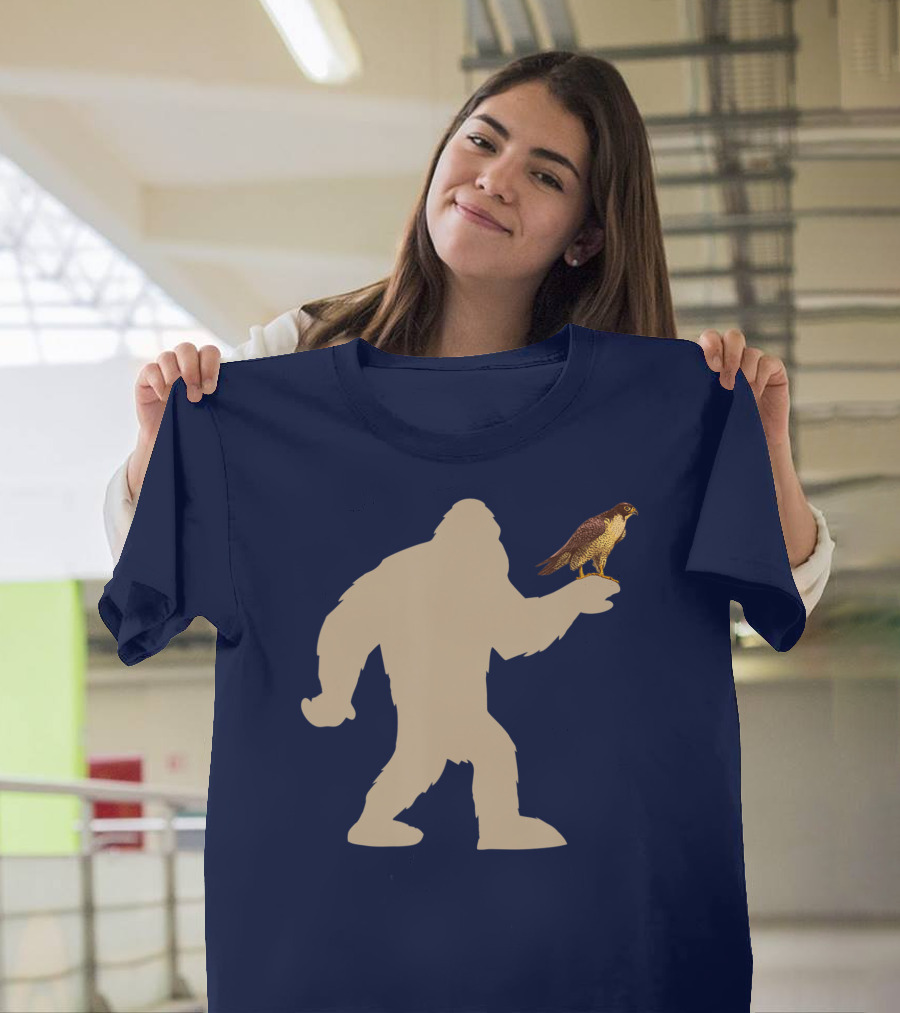 Peregrine Falcon Bigfoot Bird Falcon Animal T-Shirt