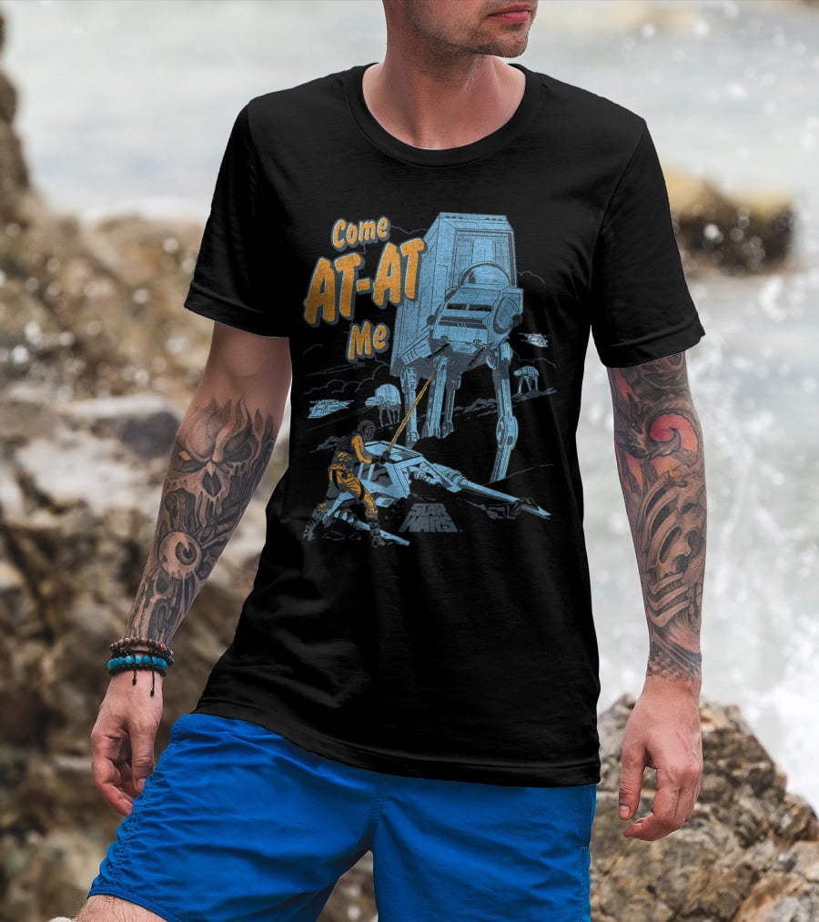 Come AT-AT Me Star Wars The Empire Strikes Back Battle Scene T-Shirt