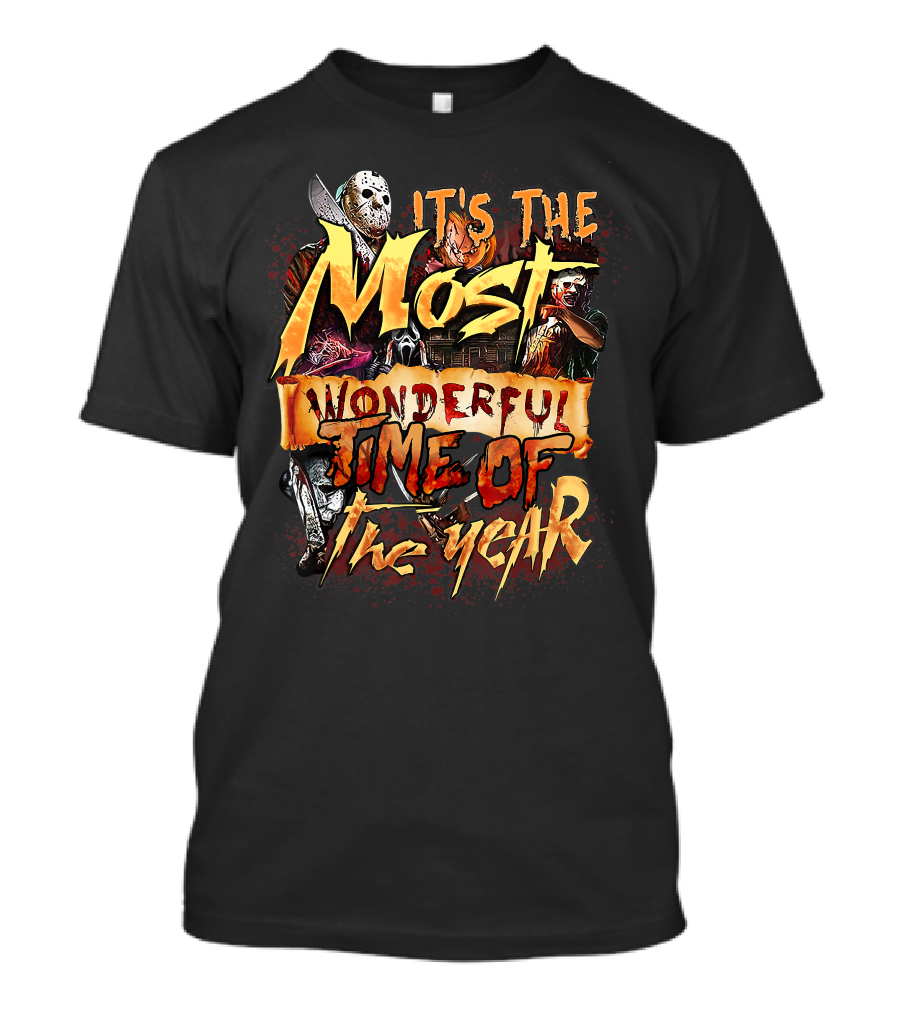 It's The Most Wonderful Time Of The Year Horror Character Movie Halloween T-Shirt