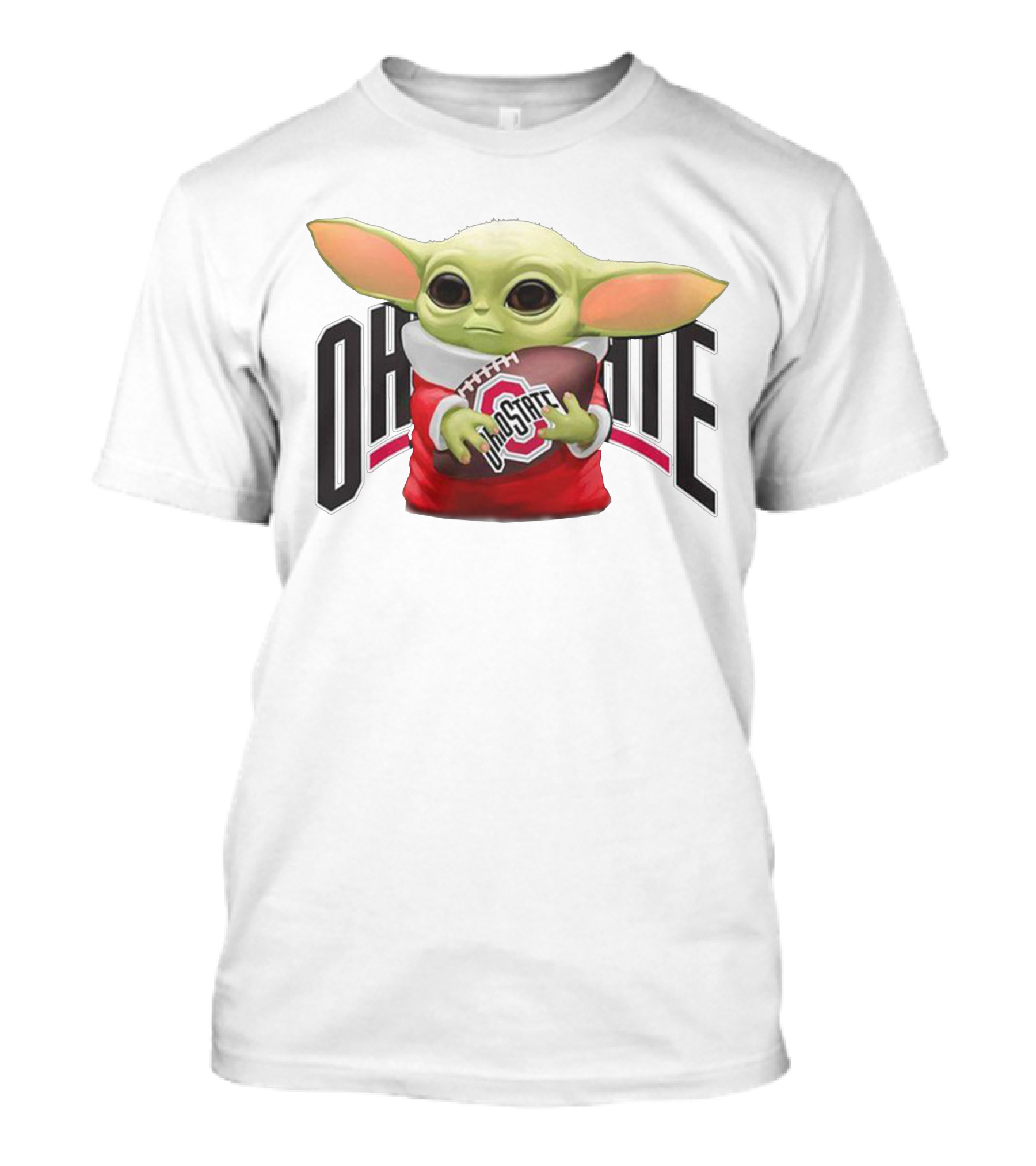 Baby Yoda Ohio State Football T-Shirt