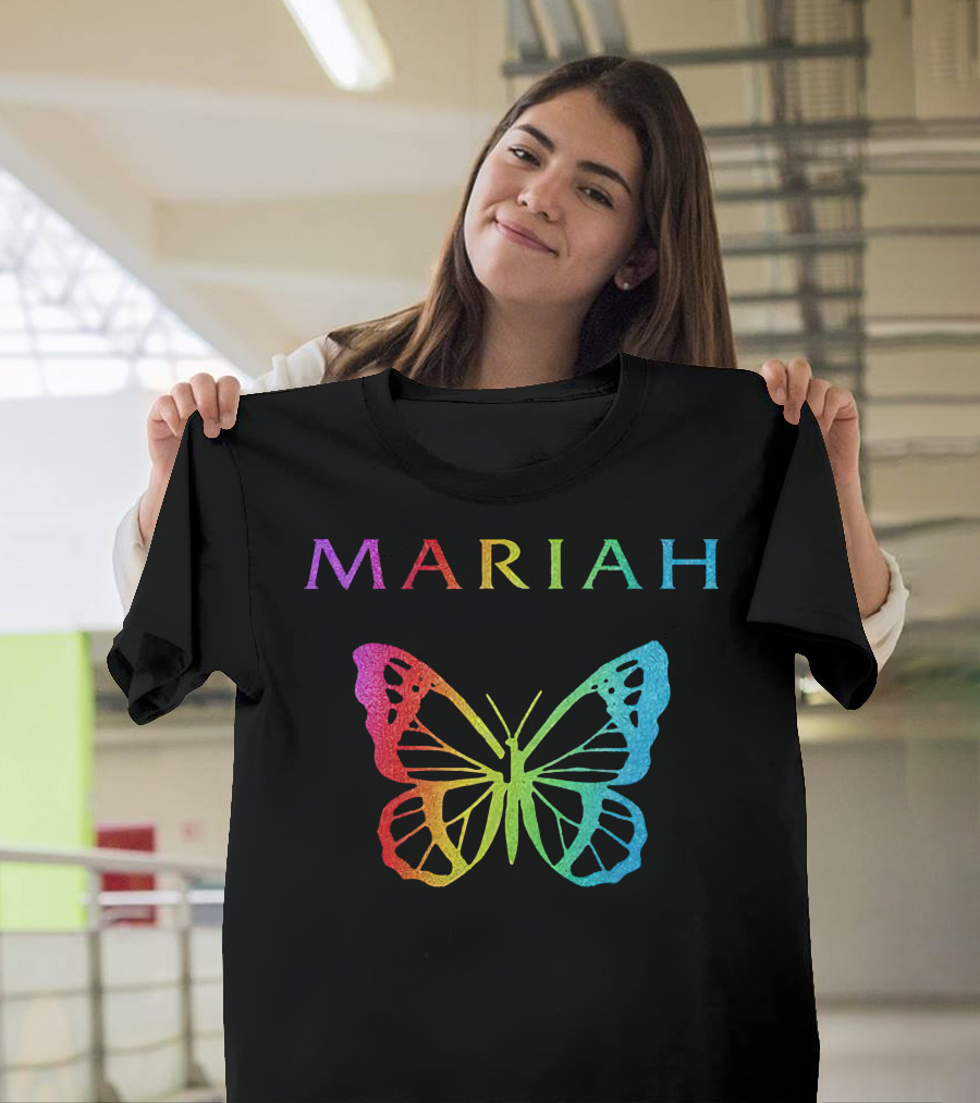 Mariah Carey Butterfly Rainbow Merch T-Shirt