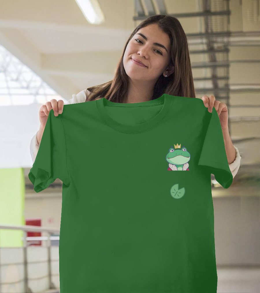 Boomerna Frog King Lily Pad Merch T-Shirt
