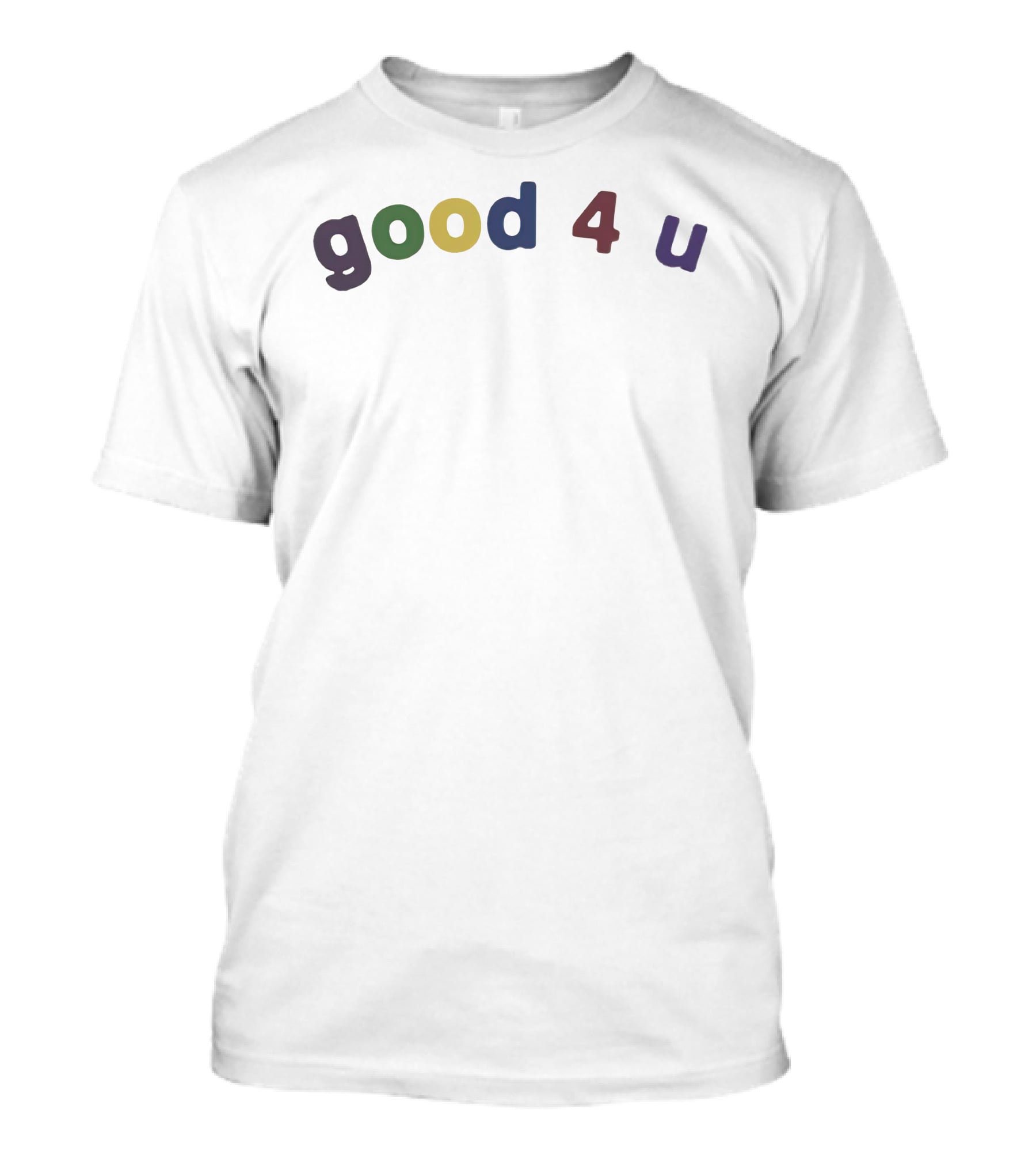 Olivia Rodrigo Good 4 U Multicolor Lettering T-Shirt