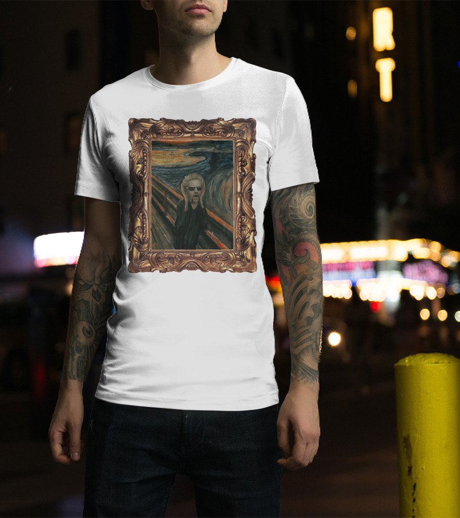 Guy Fieri The Scream Painting T-Shirt