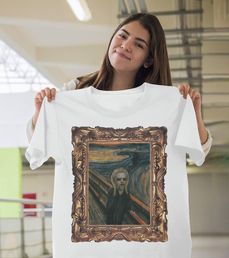 Guy Fieri The Scream Painting T-Shirt