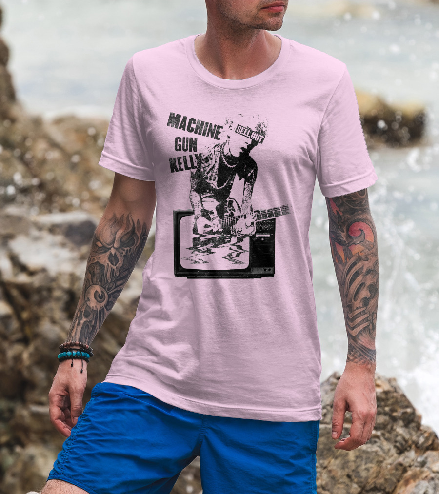 Machine Gun Kelly Sellout TV Guitar T-Shirt
