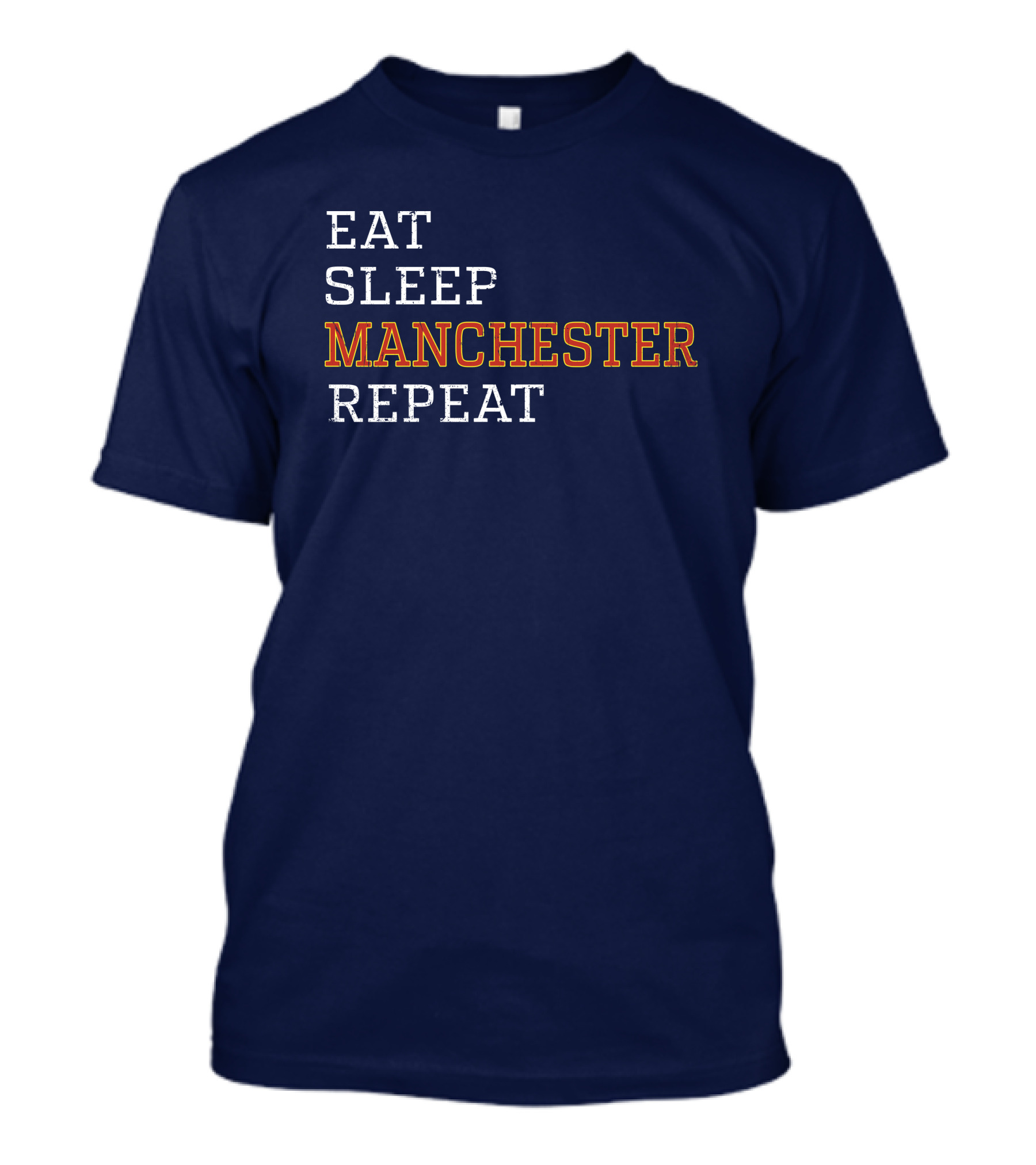 Eat Sleep Manchester Repeat T-Shirt