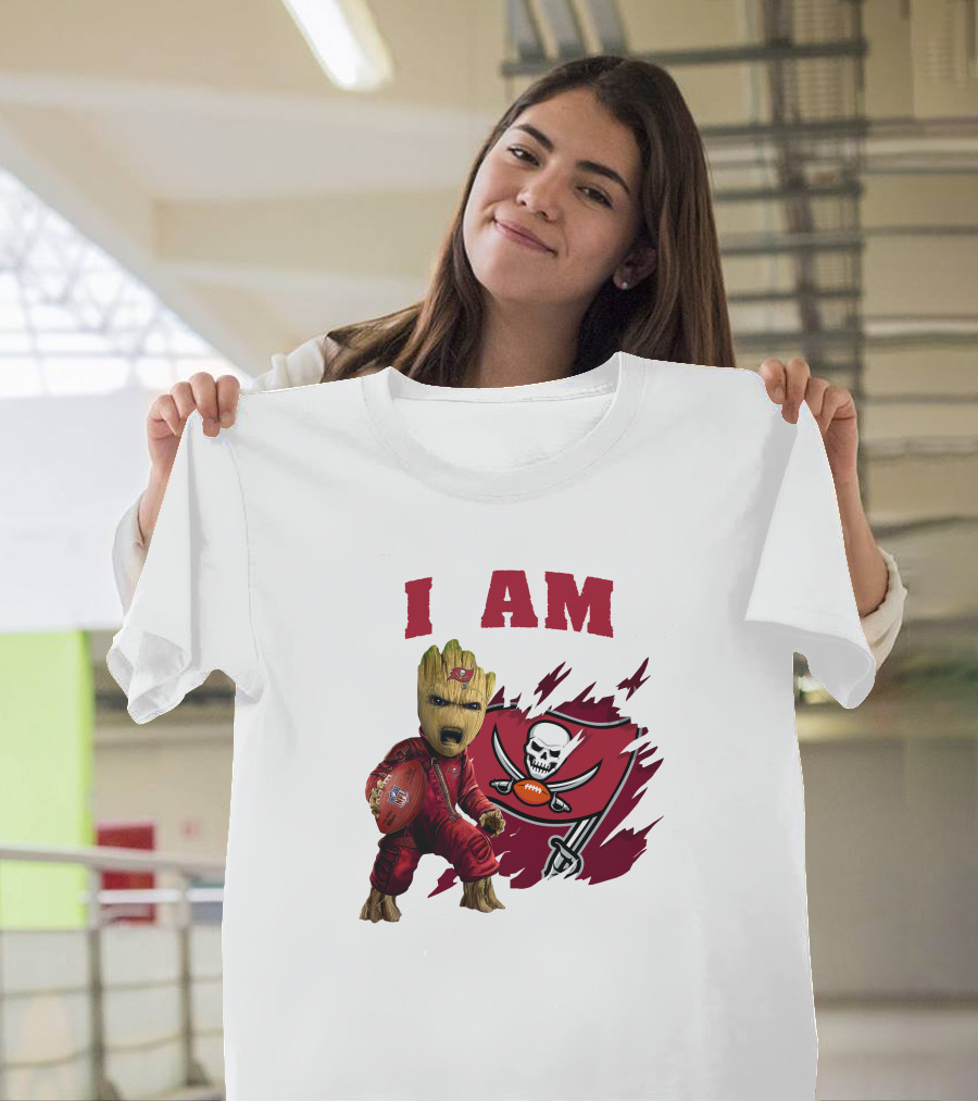 I Am Groot Buccaneers Football Fan T-Shirt