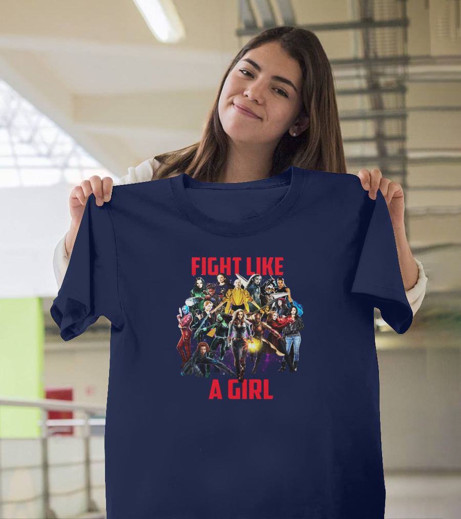 FIGHT LIKE A GIRL Marvel Heroes Empowerment Ensemble T-Shirt