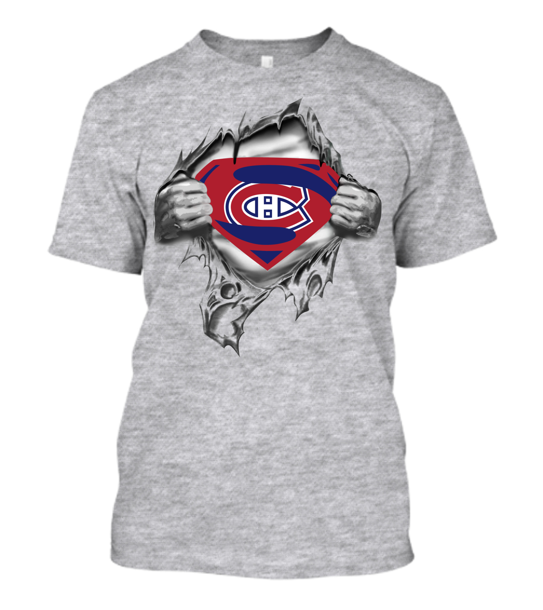 Montreal Canadiens Superman Logo Burst T-Shirt