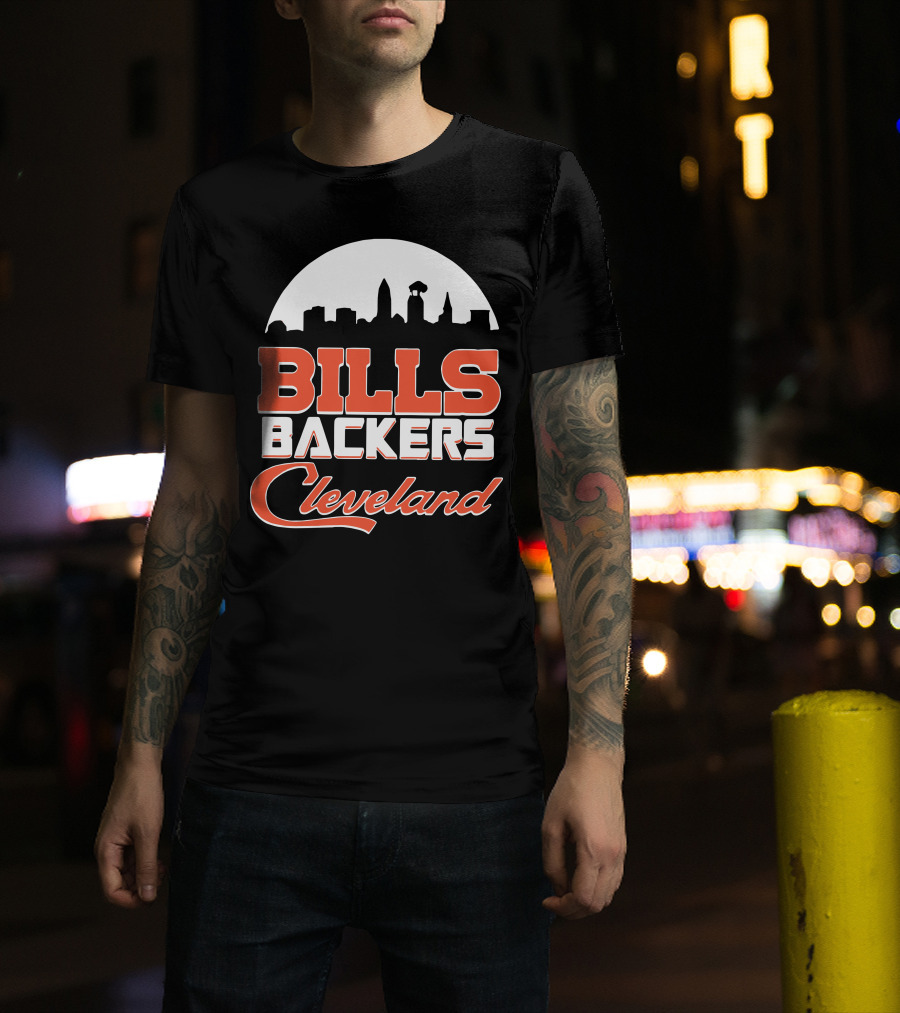 Bills Backers Cleveland Skyline T-Shirt