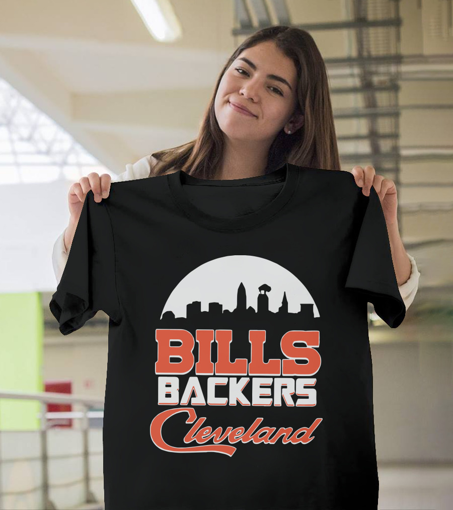 Bills Backers Cleveland Skyline T-Shirt