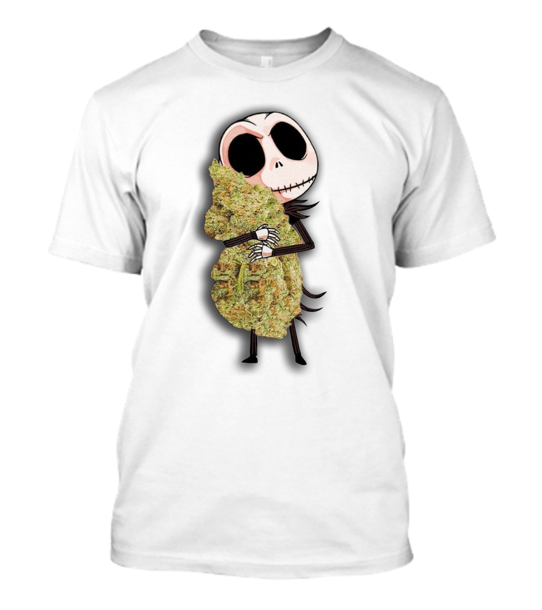 Jack Skellington Hug Cannabis T-Shirt