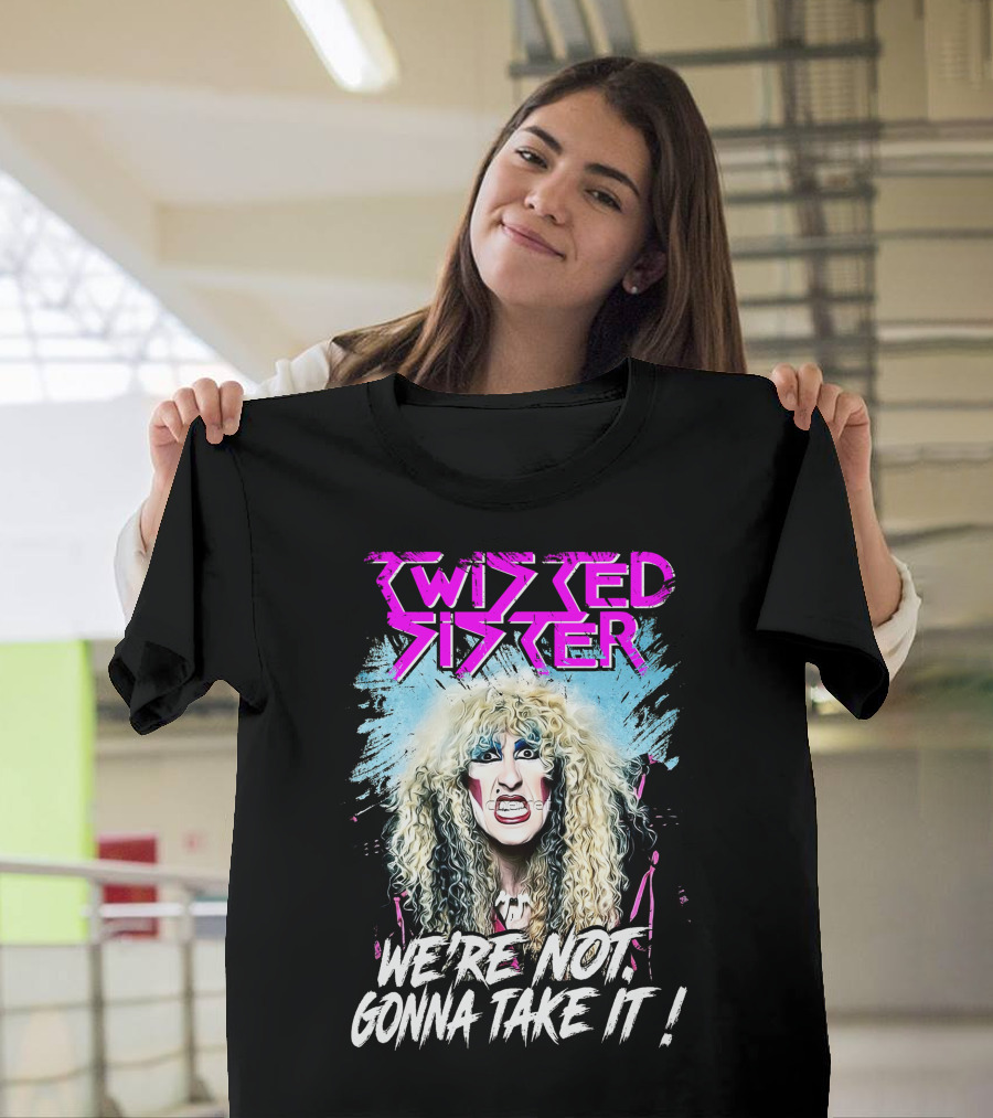 Twisted Sister We're Not Gonna Take It 80s Rock Band T-Shirt