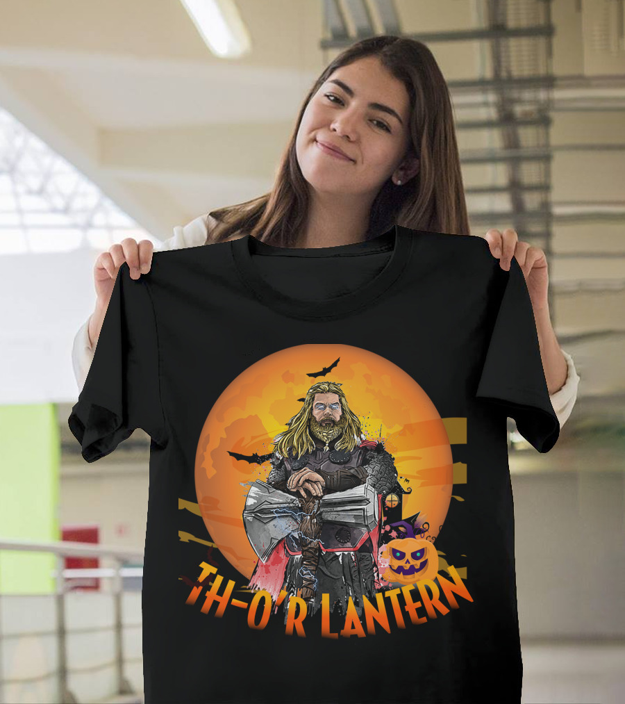 Th-o R Lantern Halloween Thor Illustration TL1409 T-Shirt