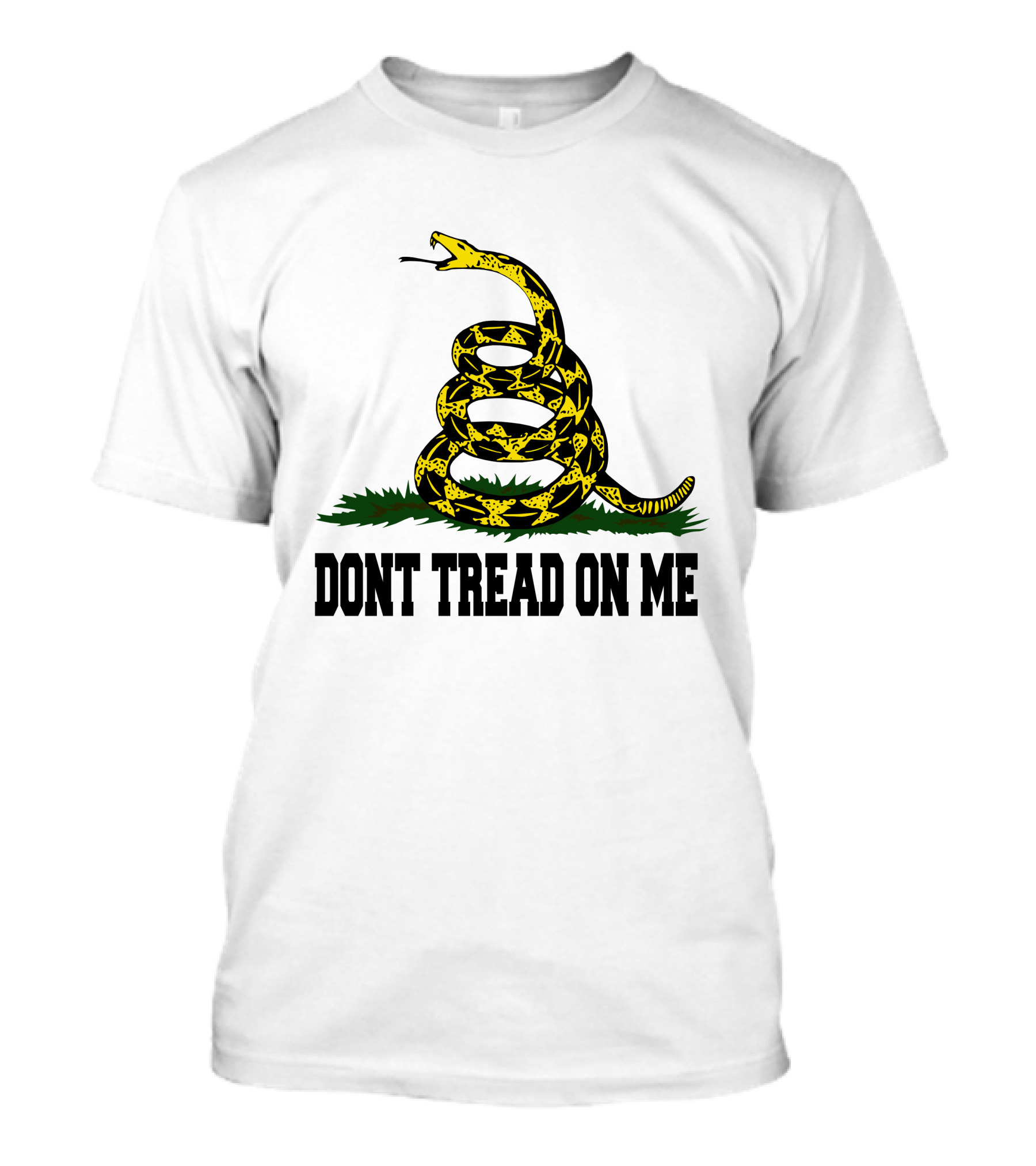 Don't Tread On Me Coiled Snake Symbol Gadsden Flag T-Shirt