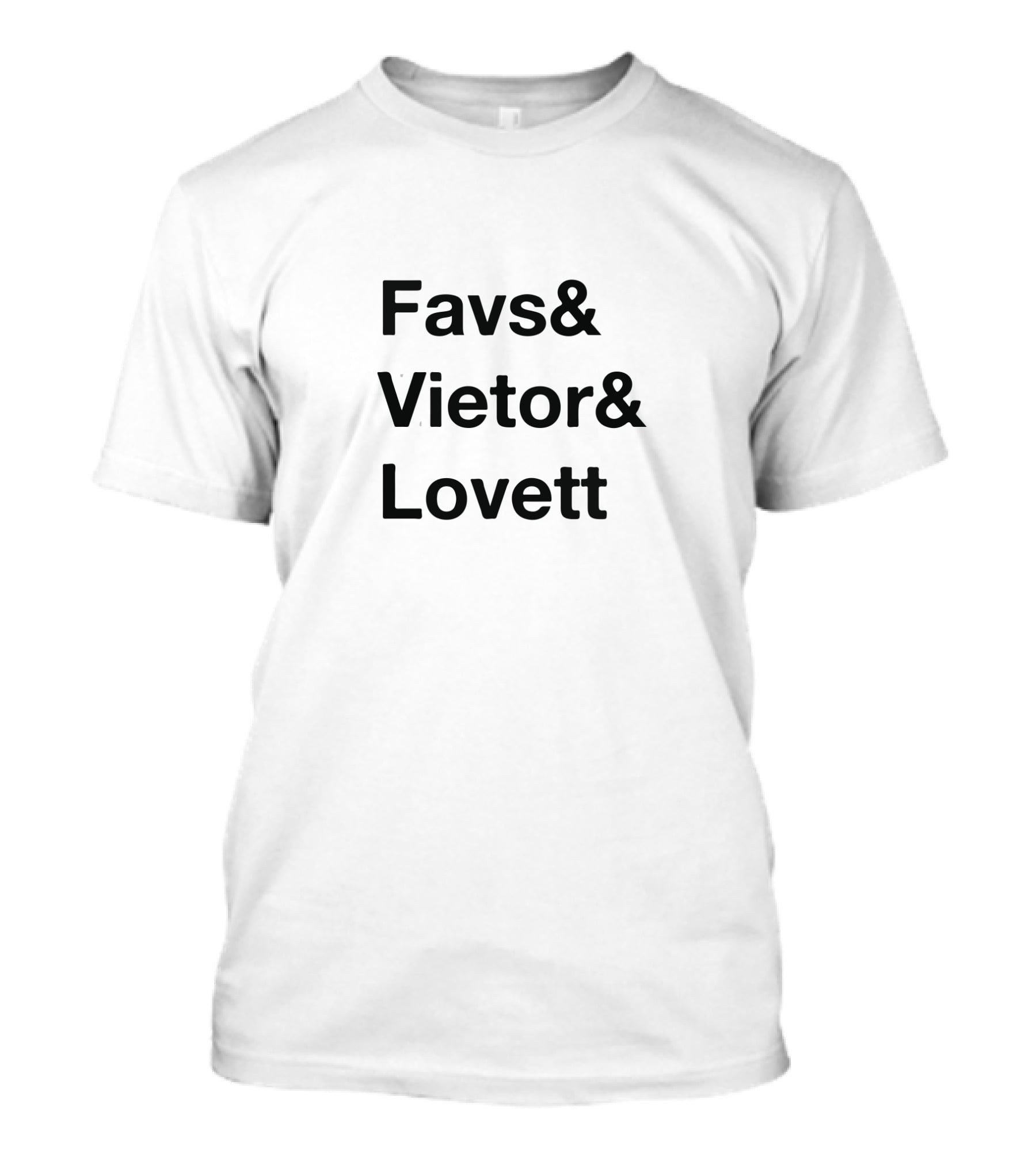 Crooked Media Favs Vietor Lovett Names List T-Shirt
