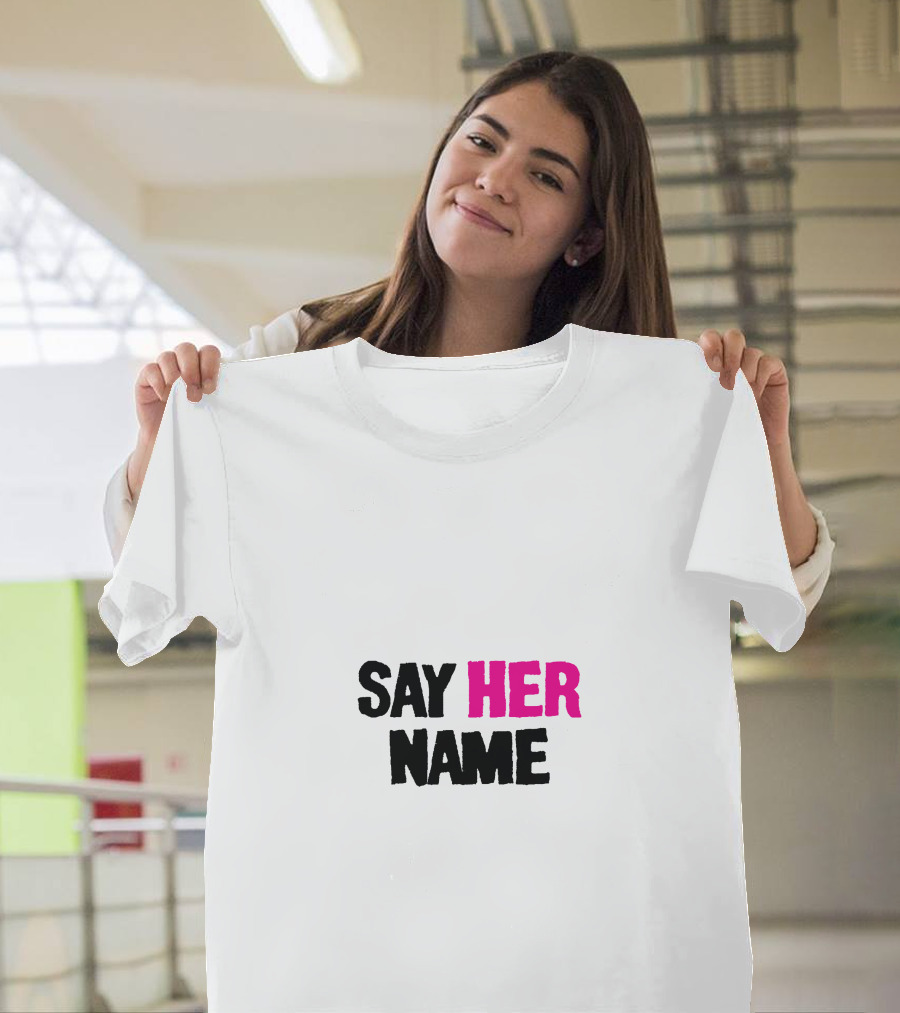 SAY HER NAME Black T-Shirt