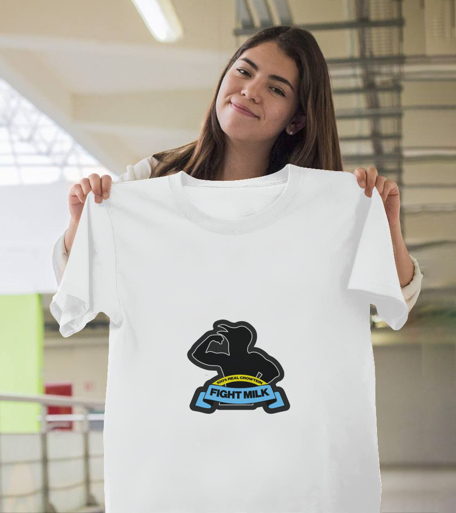 100% Real Crowtein Fight Milk T-Shirt