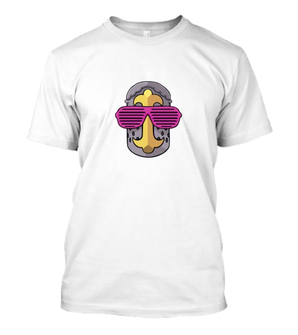SwaggerSouls Mask Retro Pink Glasses T-Shirt