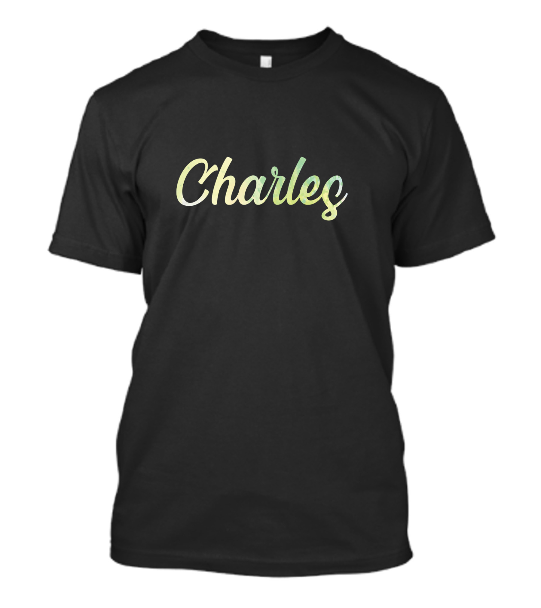 Charlie's Name Text T-Shirt