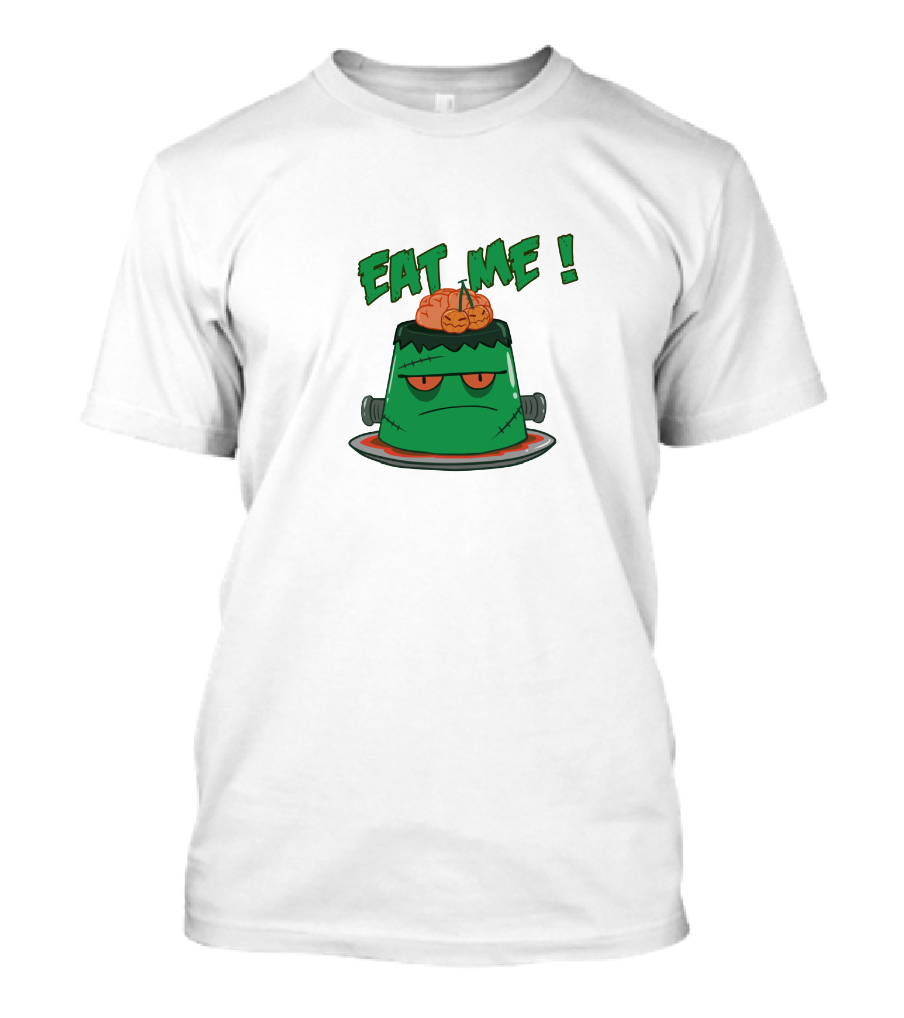 Eat Me Green Jelly Frankenstein Brain T-Shirt